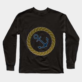 anchor captain Long Sleeve T-Shirt